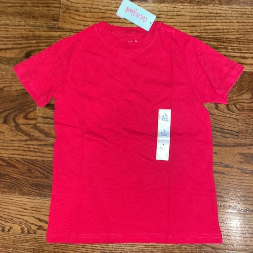 Bundle of three Circo t-shirts in red, navy, black size small (6/7) unisex NWT